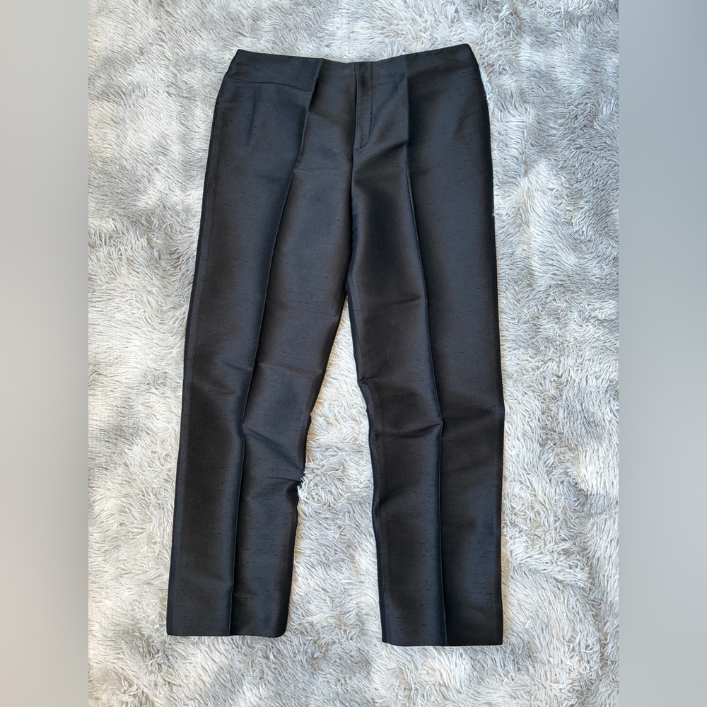 Linda Allard for Ellen Tracy Size 12 100% Dupioni silk Pants